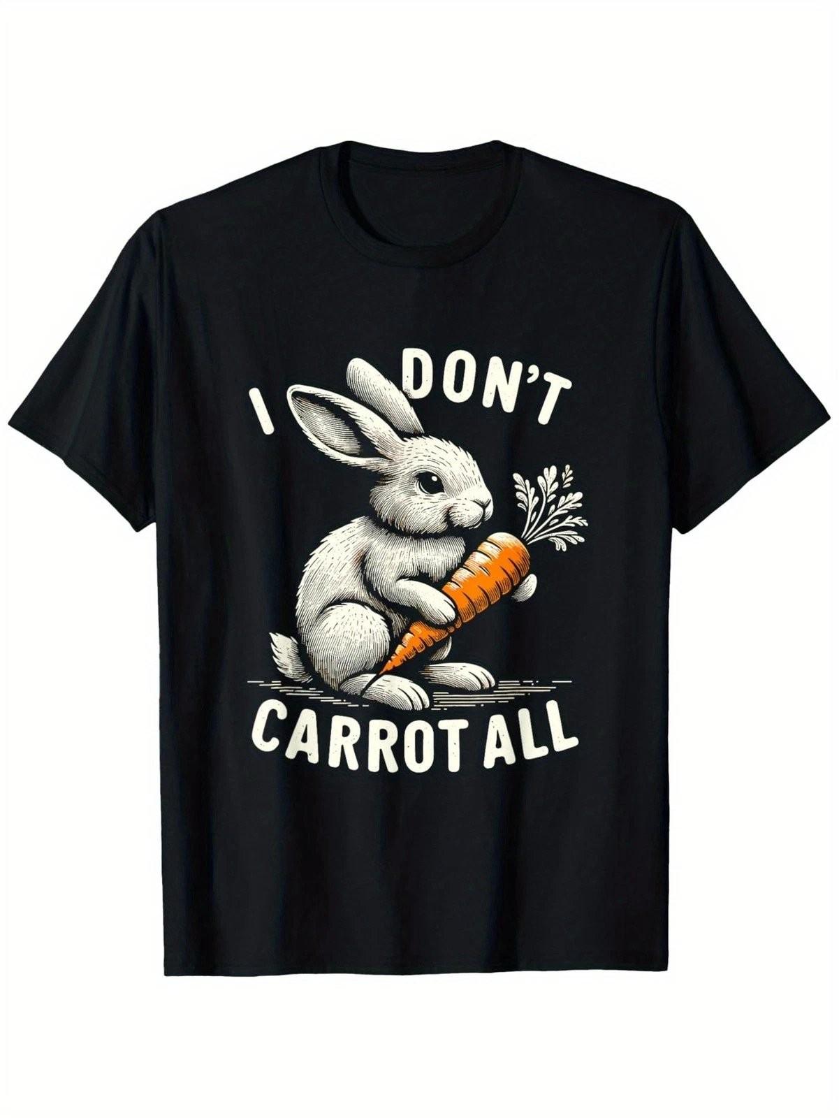 Funny Easter Bunny Graphic Tee Cute Rabbit Humor T-Shirt Mens Womens Unisex S