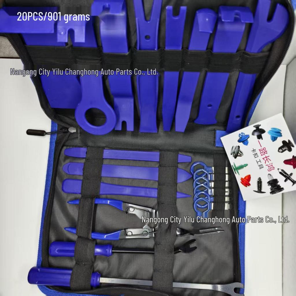 Kit de Levier et Tournevis pour Réparation d'Autoradio – 19/20/25/38/40/439PCS avec Sac à Outils