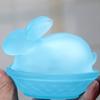 Multi-Color Easter Rabbits Candy Dish Festive with Lid Cookies Candy Bowl Glass Rabbit Storage Jar Festive Snack Serving