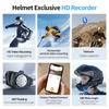 Q28 Kask motocyklowy Zestaw słuchawkowy Bluetooth i Kamera Bezprzewodowa HD 1080P Super Szerokokątny Obiektyw Wodoodporny Rejestrator Wideo WiFi Moto Jazda Narciarstwo Rejestrator