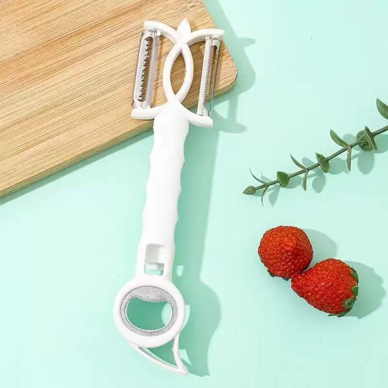 1 Pcs 7-in-1 Multifunctional Bottle Opener Vegetable And Fruit Peeler Tin Can Bottle Opener Beverage Beer Bottle Opener