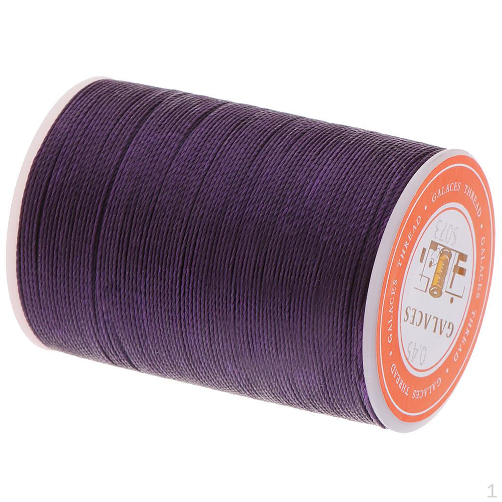 0,45mm Sewing Thread Leather Waxed Flat For Shoes Luggage,