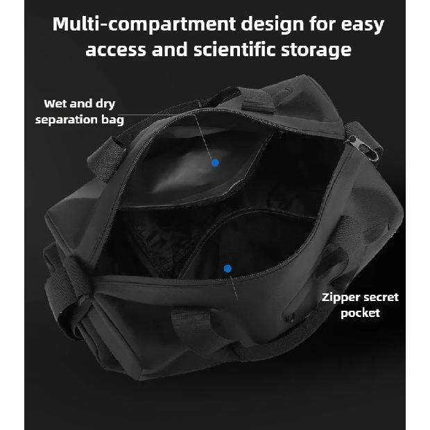 Travel Gym Bags Dry Wet Separation Shoulder Bag Yoga Fitness Backpack Zipper For Men Women Waterproof Luggage Sports Handbag