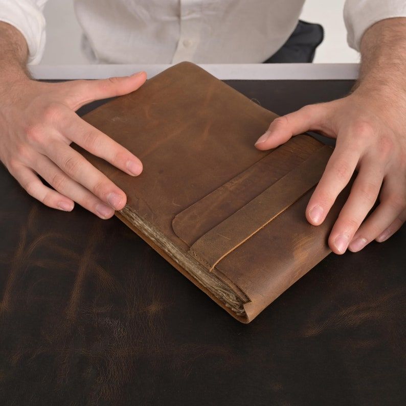 Leather Drawing Journal Daily Travel Diary, Antique Handmade Vintage Bound Rustic Writing Notebook, Genuine Leather