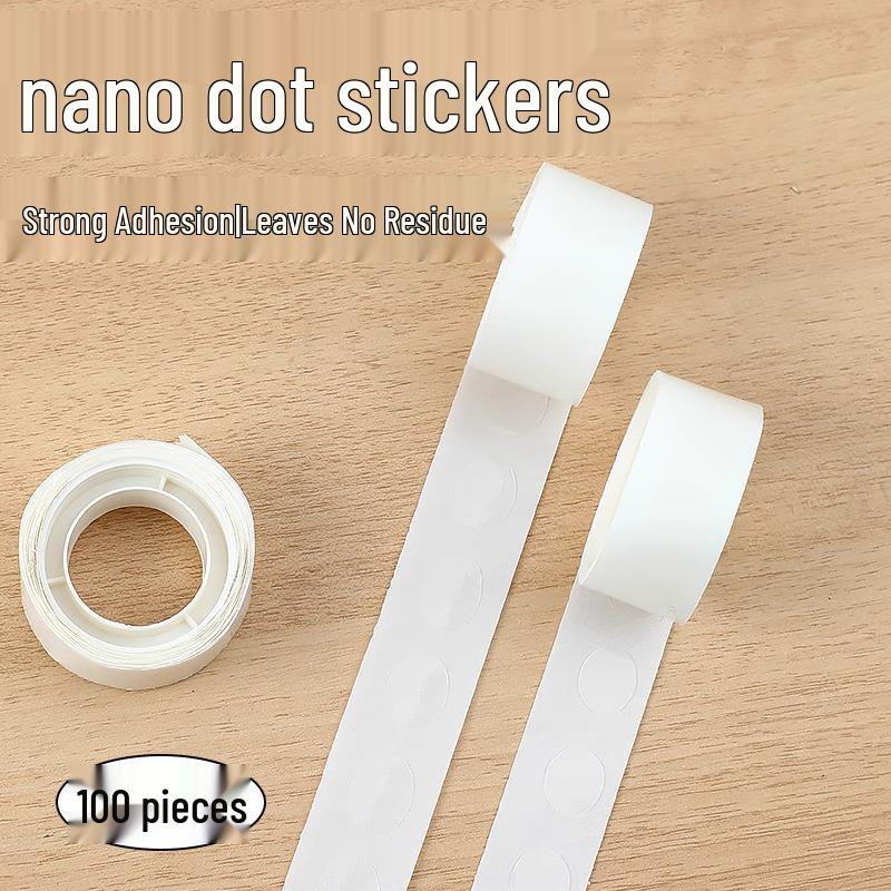

Non-marking Double-Sided Balloon Glue Dots, Wall-Safe, 3 Multi-Size Rolls 3 Rolls [300 dots] Super Sticky
