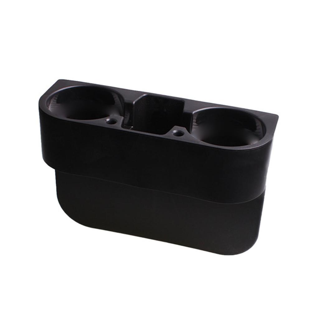 Car Console Cup Holder Multifunctional Sturdy Stable Reliable Stylish Car Seat Phone Crevice Organizer for Cars Black