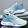 Size 39-44 Spring Autumn Men Knit Mesh Running Sneakers Breathable Comfortable Outdoor Blue Sport Shoes Lightweight Casual Shoes
