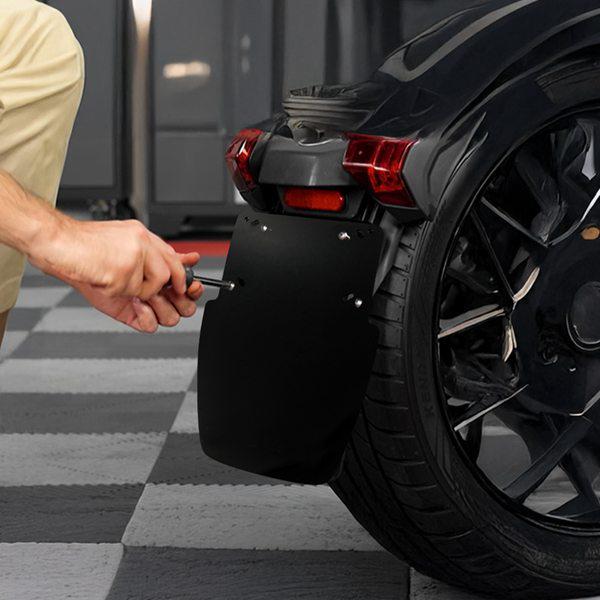 Black Plastic Rear Fender for Bombardier Can-Am Ryker