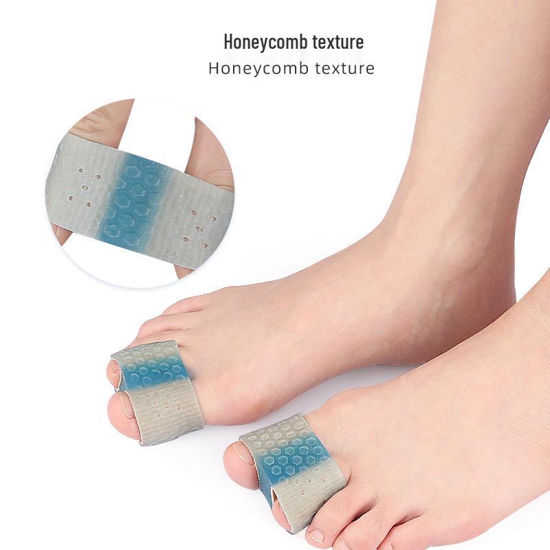 Unisex Double Hole Fiber Toe Separator for Bunions and Overlapping Toes