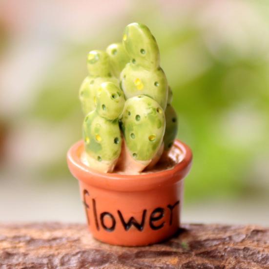 Bonsai Lifelike Eye-catching Miniature DIY Fairy Succulents Decorations for Garden