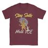 Stay Salts Melt ICE Funny Cat Umbrella Pure Cotton T Shirt For Mens Summer Classic TShirts ONeck Tees Oversize Hot Sale Tops
