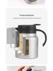 Large Capacity Titanium-Coated Stainless Steel Insulated Teapot with Portable Handle and Tea Infuser