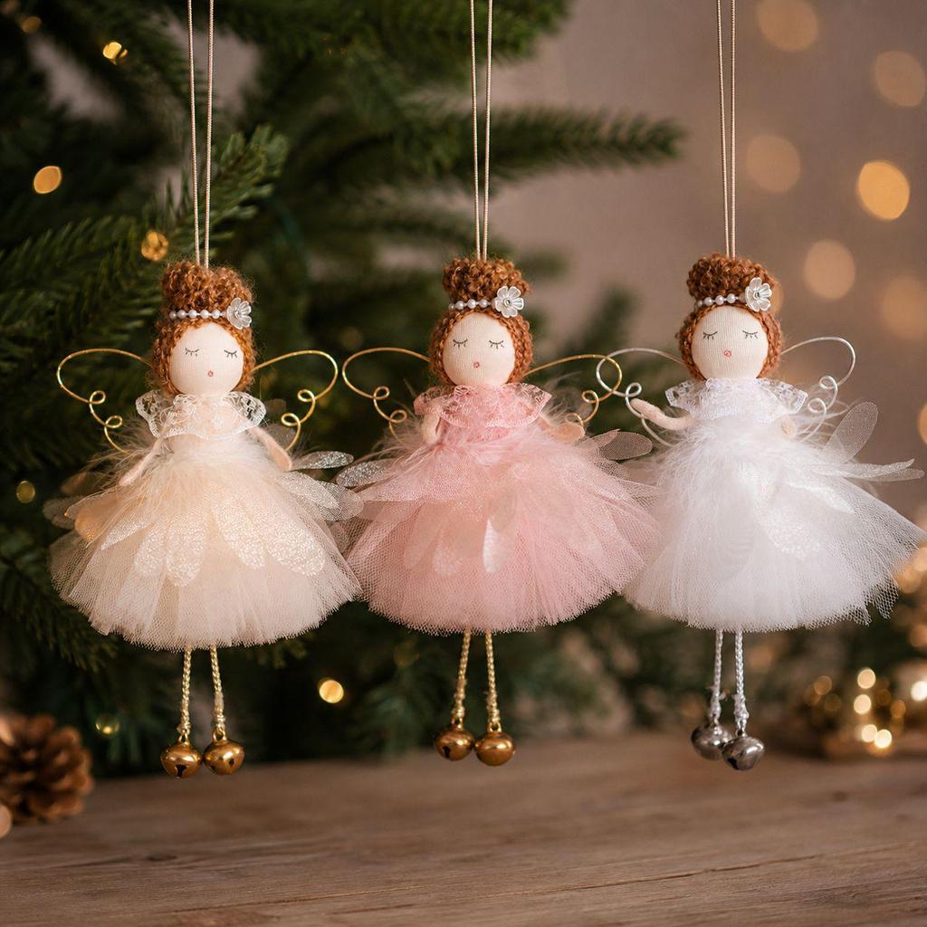 European Christmas Fairy Fabric Hanging Ornament - Plush Angel Doll