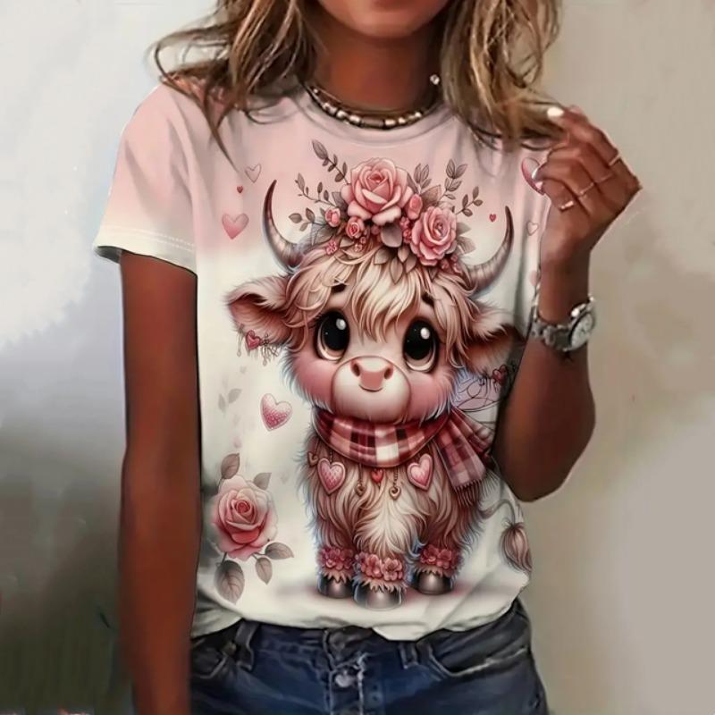 

Забавные футболки с крысой для женщин, повседневные футболки с принтом животных, с коротким рукавом, летняя женская одежда оверсайз, 3D-футболки, модная уличная одежда XL