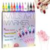 Acrylic Nail Art Pen: Quick-Drying Dotting & Lining Manicure Marker for Women & Girls
