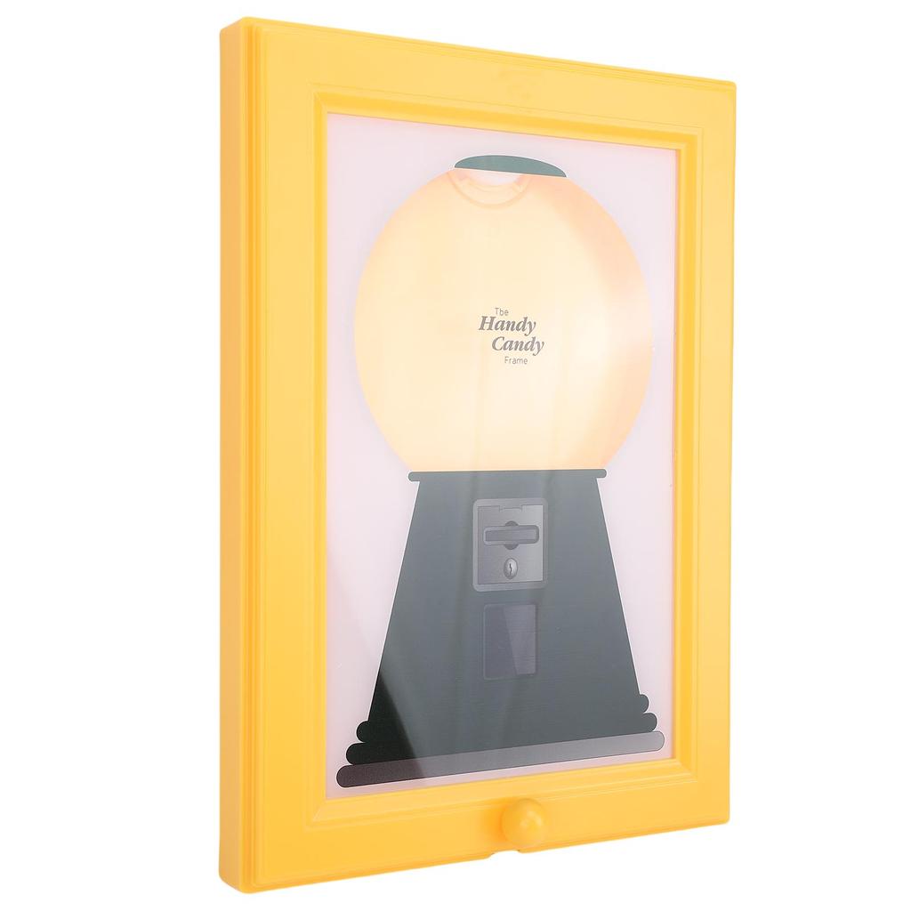 Handy Candy Frame Gumball Machine in A Frame Wall Mount Candy Dispenser Picture Frame