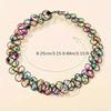 Vintage Elastic Braided Fish Thread Choker Gothic Colorful Necklace Fashion Punk Jewelry Gift for Women Girls