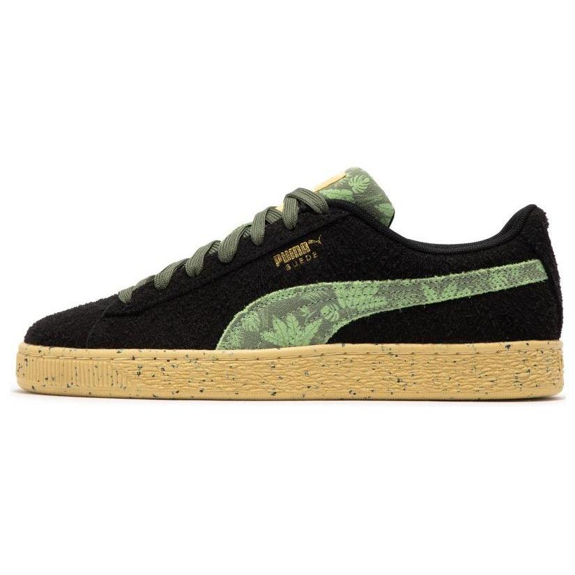 PUMA Suede Gentle Jungle Black Green Men s 390057-02 EU 41