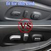 Seat Adjust Switch Knob Cover Trim Sticker for Nissan X-Trail Xtrail T32 Rogue 2014-2020 for Renault Koleos LHD Car Styling