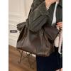 Retro high-end bag large-capacity women's bag 2025 autumn and winter new shoulder tote bag simple commuter armpit bag