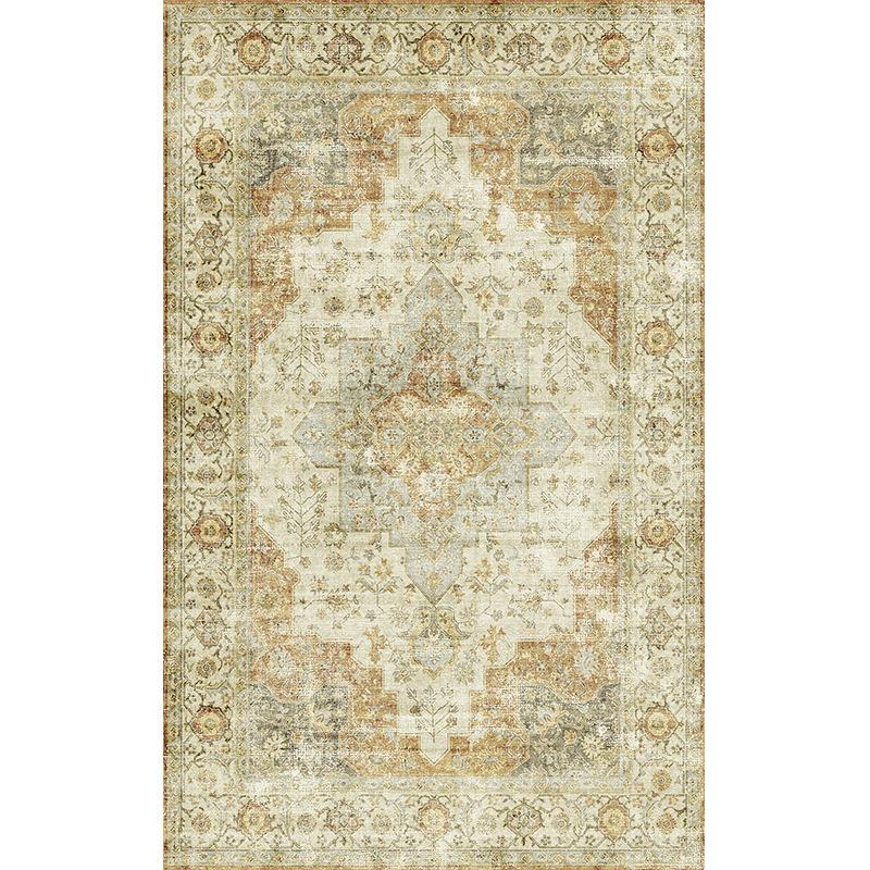 

American Bohemian Ethnic Style Festive Red Carpet Living Room Sofa Bedroom Study Kitchen Entrance Door Mat Non-slip Decor Rug 40x60cm