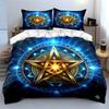 Mystic Starry Decorative Set Soft Comfortable Duvet Cover Bedding Set Included 1*Duvet Cover & 2*Pillowcases, Gift
