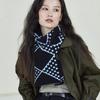 Ana Maison Diamond Cashmere Jacquard Muffler Km Diamond