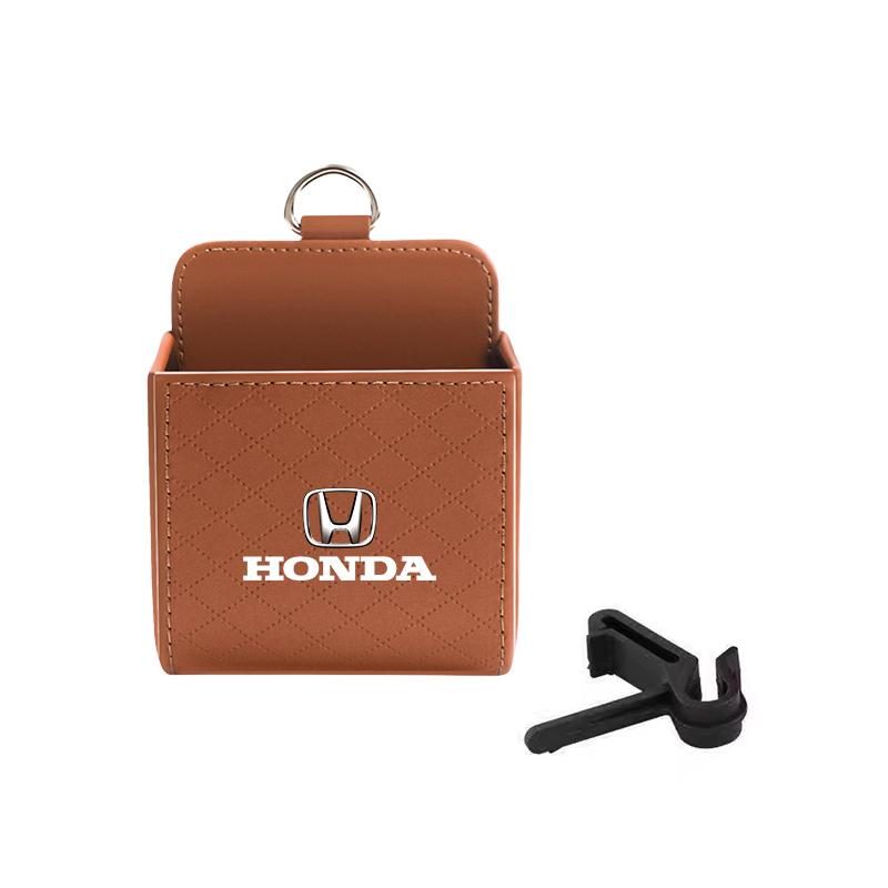 

Car Air Outlet Storage Box Mini Organizing Box For Honda Civic Accord Crosstour Spirior Odyssey Avancier UR-V Sienna Elysion коричневий