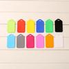 PP Plastic Airplane Luggage Tag - Travel Suitcase Name Badge and Boarding Pass Accessory