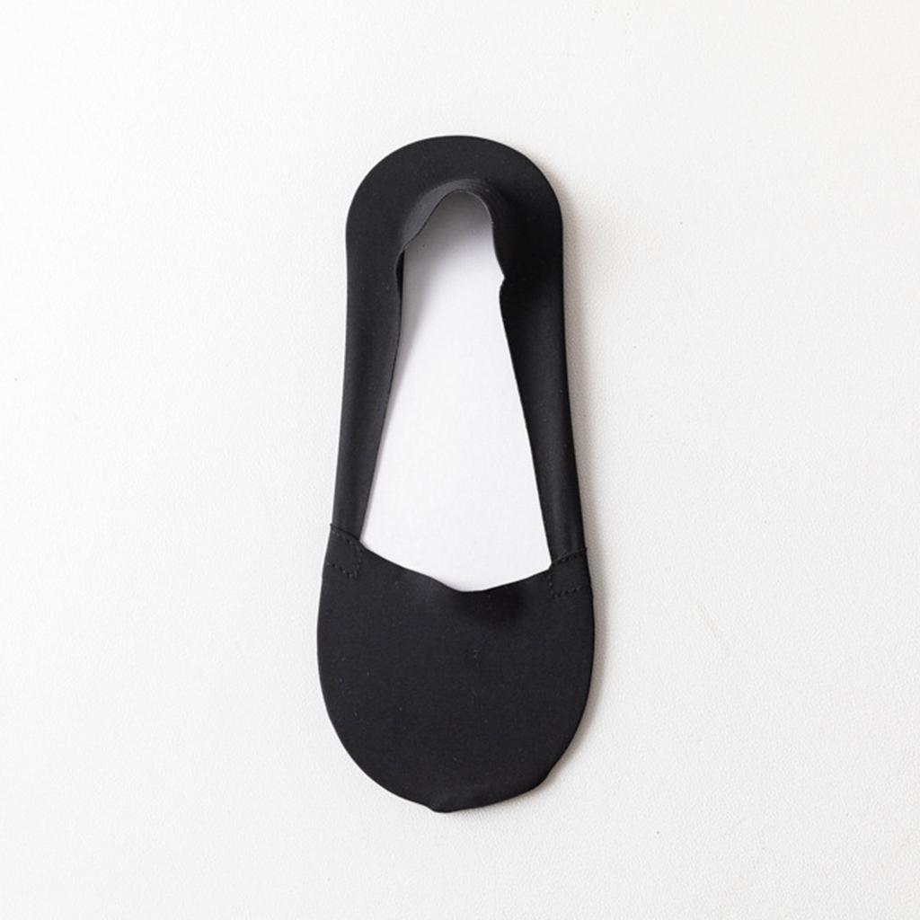 Women Invisible No Show Socks Breathable Thin Ice Silk Low Cut Silicone Non Slip Socks Five Pairs Set for Everyday Use