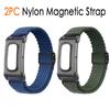 Nylon-Armband für Google Fitbit Air Band Fitness-Tracker Austauschbares Armband Verstellbares Magnetarmband Für Google Fitbit Air Armband