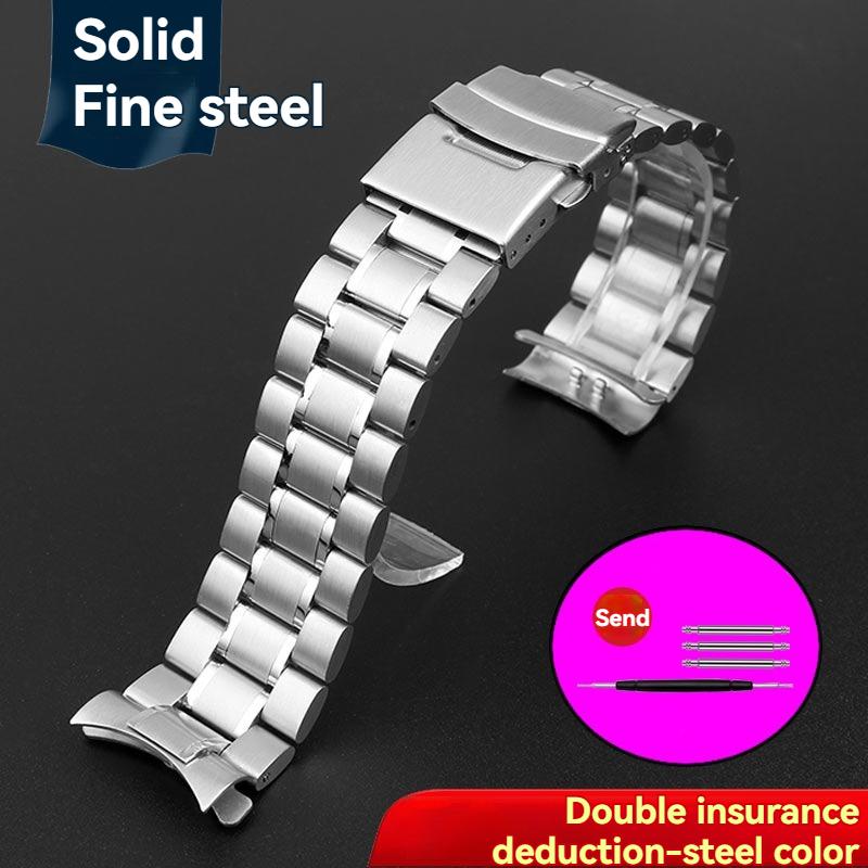 Stainless steel strap For Casio MTP-1375 EFV-540 500 EFS-S510 EFR-303 Universa Metal Watchband 20mm 22mm Bracelet wristband