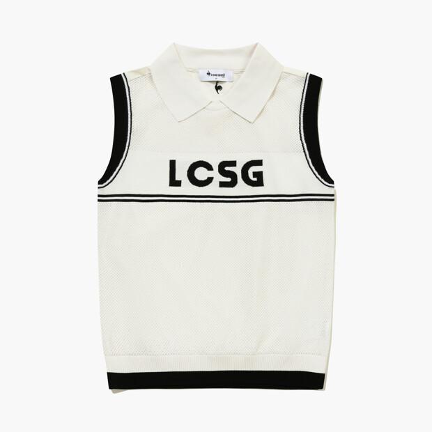 LECOQ GOLF Women'S Tricot Sleeveless Sweater (Gq322Lkv71)