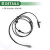 ABS Wheel Speed Sensor Rear Left Right ABS Sensor Anti-Lock Braking System Sensor No.4545H6 for Peugeot 407 2004