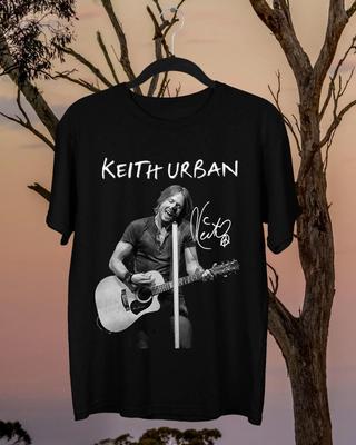 Men's and Women's T-shirts Keith Urban Signature Short Sleeve Gift T- Shirt Unisex All Size
