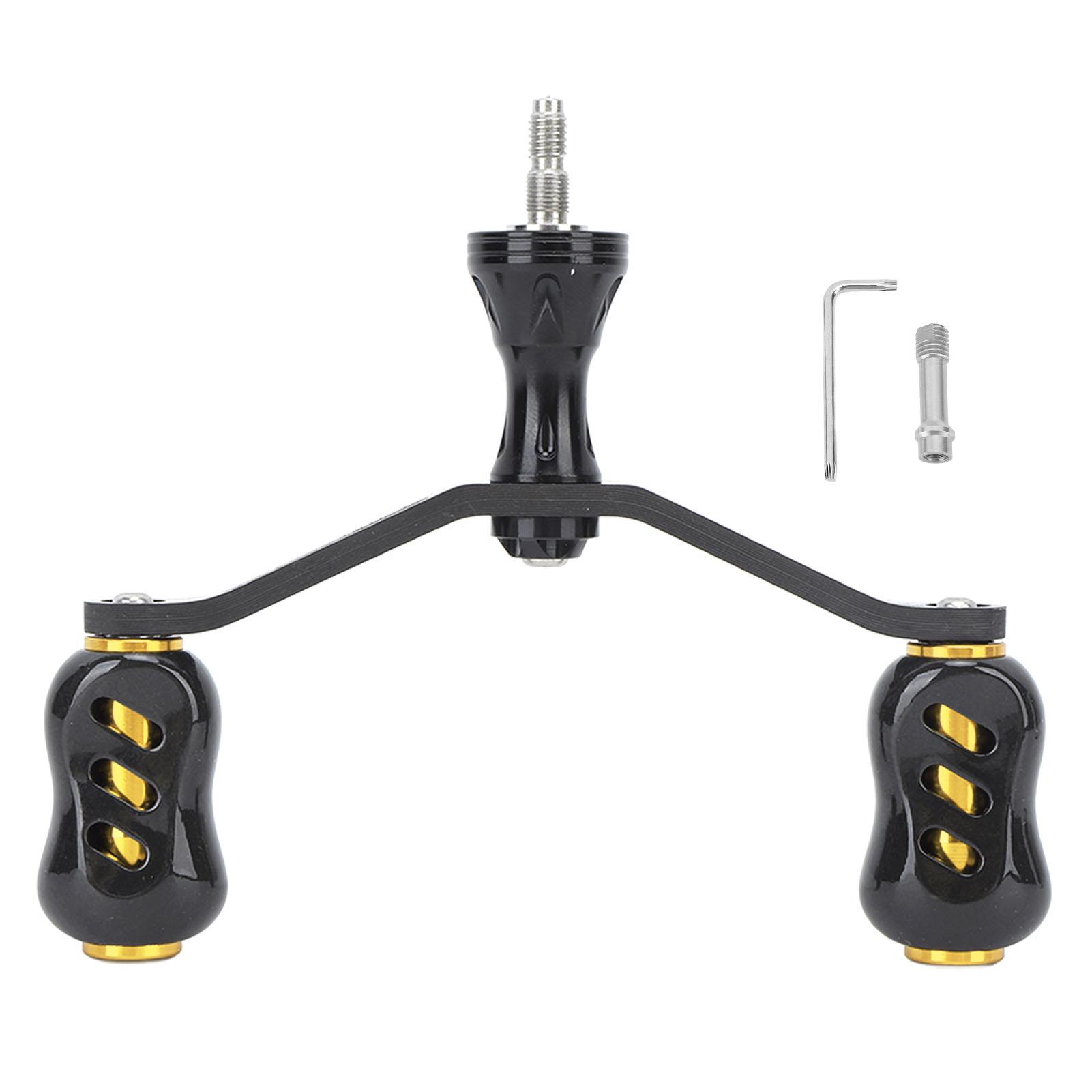 Carbon Fishing Reel Handle Baitcasting Trolling Reel Double Rocker Ultralight Spinning Fishing Reel Crank Accessory for