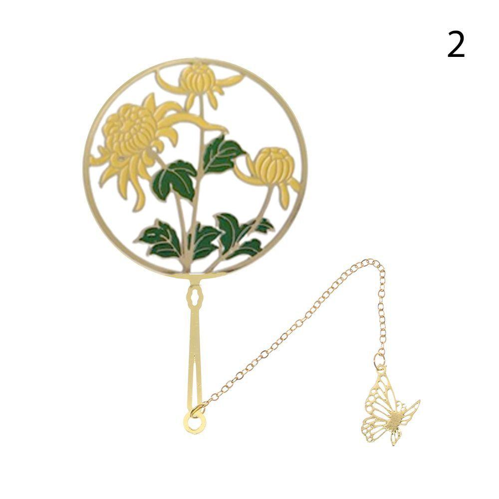 Stationery Metal Book Markers Pagination Mark Peacock Book Clip Tassel Brass Bookmark