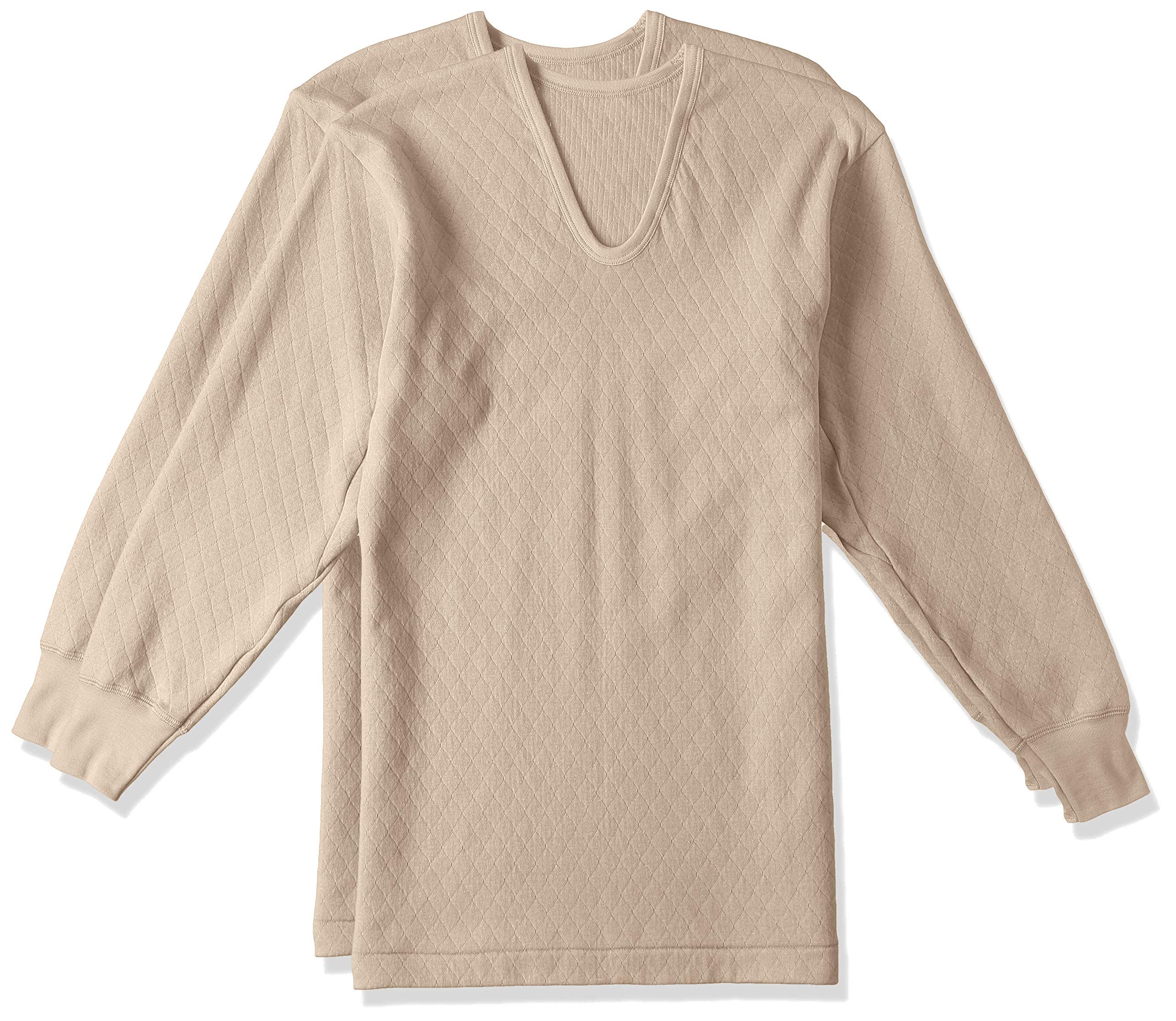 

Gunze Inner Comfortable Quilted with Diamond Long Light Size LL to Japan Size RP63102 Men s 2-Pack Shirts, Far-Infrared Processing, Pattern, 100%