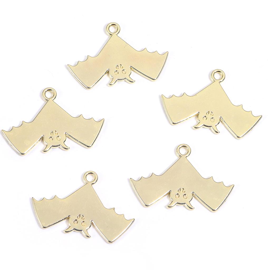 10pcs Halloween Charms Creepy Alloy Enamel Ghost Skull Pumpkin Bat Charms Pendants For DIY Jewelry Making Necklace Accessories