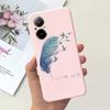 Hülle Für Oppo Realme C67 4G RMX389 Handyhüllen Schwarze Katze Mondnacht Weiches Silikon Stoßfeste Rückabdeckung Für RealmeC67 4G Funda