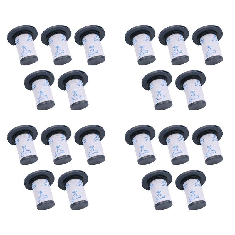 

A65T-20Pcs Washable Filter For Rowenta ZR009007 RH9890WO, RH9879WO, X-FORCE FLEX Rod Vacuum Cleaners Parts Accessories