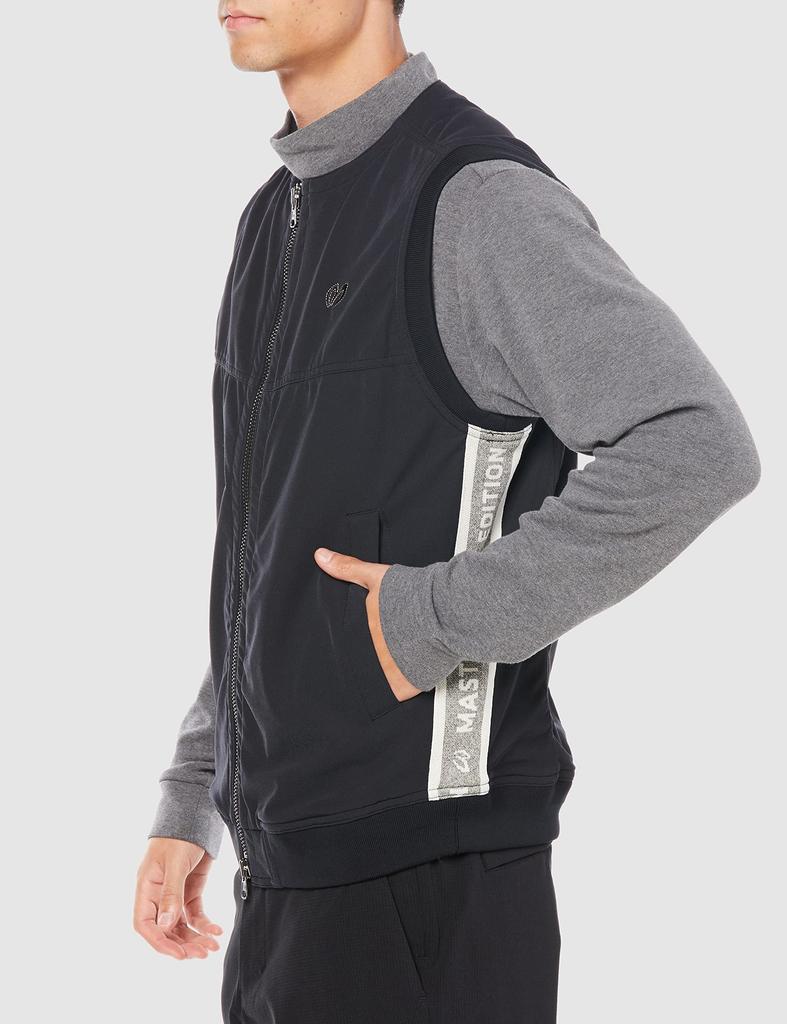 Windproof Zip Vest Super Golf 4 [Master Bunny] Men's (2Way Stretch) / / 758-2258903 010_Black [M]