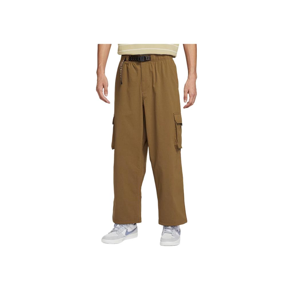 New Nike SB Cargo Pants Men's Moss Wood Brown/White FV7348-235