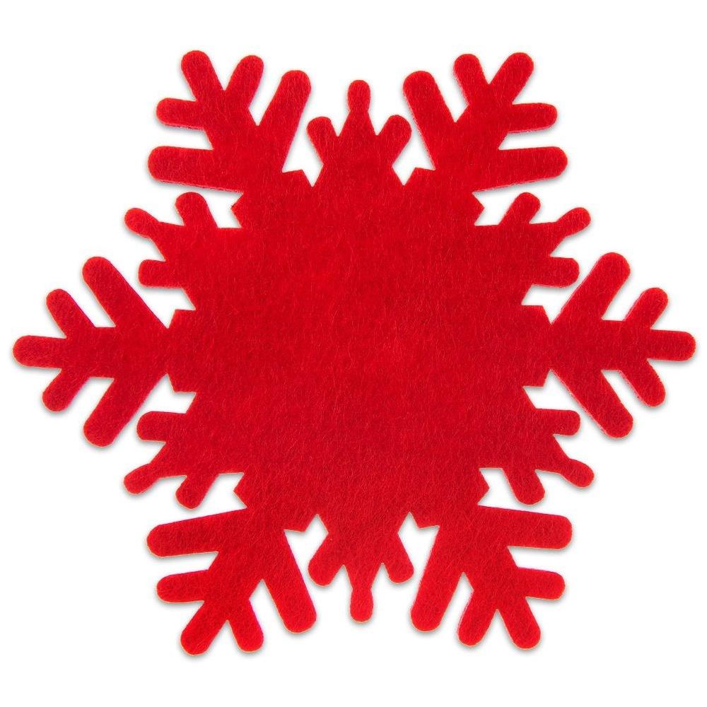 Podstawki Świąteczne Wigilijne Podkładki na Stół pod Kubek Świeczka