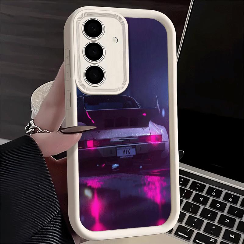 

Phone Case for Samsung Galaxy S26 S25 Ultra S24 FE Sports Car RWB Cool Shell S23 Plus S22 + S21 S20 5G Soft Silicone Funda Samsung S23 FE