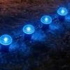 30Pcs Solar Ground Lights, Waterproof Garden Disk Lights, Solar Powered Pathway Lights, In-Ground Landscape Lighting for Lawn Patio Garden Walkway