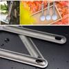 Camping Tool Portable Outdoor Picnic Accessories Long Handle Spoon Cutlery Fork Titanium Cookware