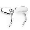 Chrom Diamant Rückspiegel Motorrad Für Harley Cruiser Touring Chopper Sportster