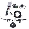 Electric Bike Controller Kit ABS Waterproof 15A LCD7C Panel Thumb Throttle Brake Bicycle Accessories for 250W Motor