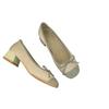 Chaussures de soirée douces à talons moyens de printemps français, chaussures de fée 2025 nouveau printemps et automne rétro ballet rouge chaussures simples